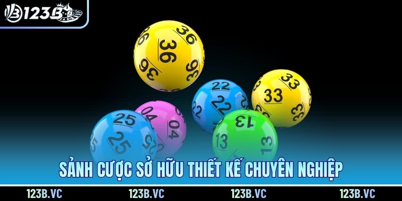 Sảnh cược sở hữu thiết kế chuyên nghiệp